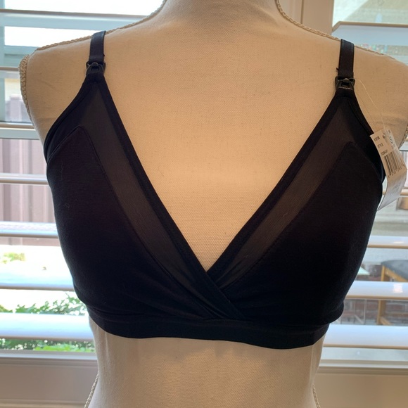 SOLD NWT Pea In the Pod Mesh Trim Clip Down Maternity & Nursing Bra - Picture 2 of 9